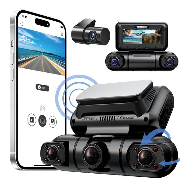 Pruveeo D90 4-Channel 128GB Dash Cam